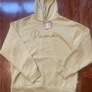 Puma Green Hoodie Sweater